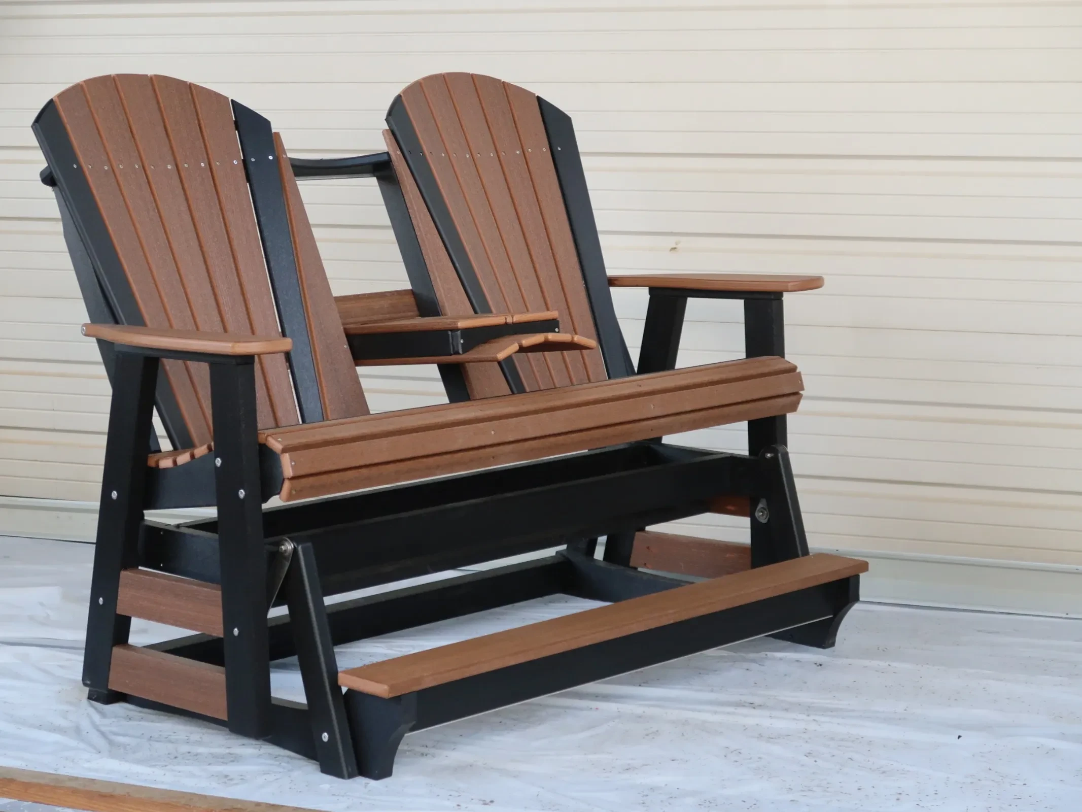 Polywood Balcony Flip Down Console Glider