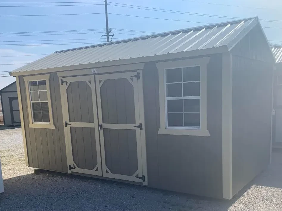 two windows and double doors