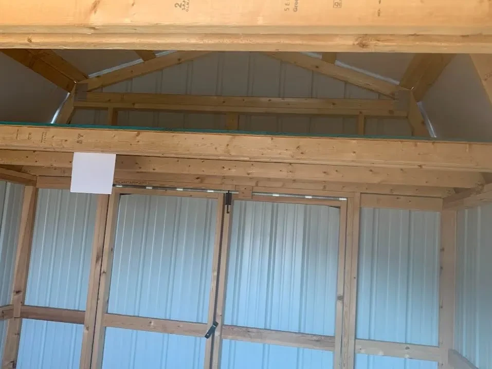 double doors and two lofts