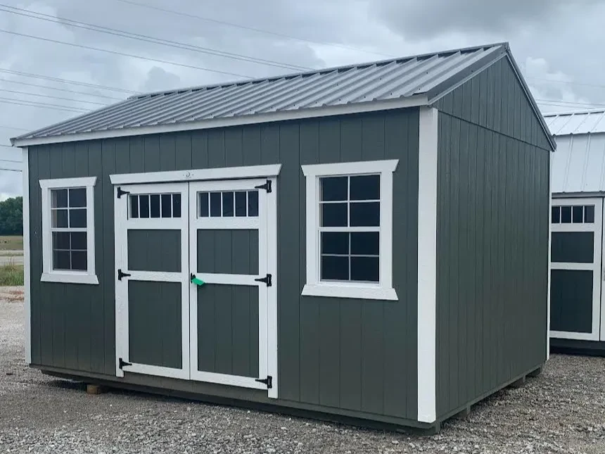 Outside of 12 x 16 Garden Shed
