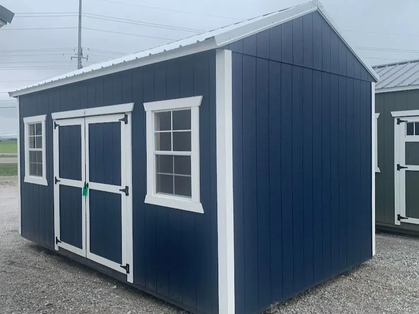 10 x 16 Garden Shed with two windows and 6' double doors
