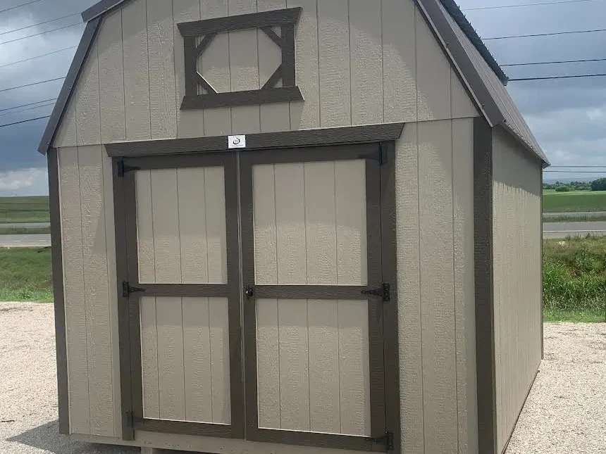 10 x 12 Lofted Barn with a 6' double door