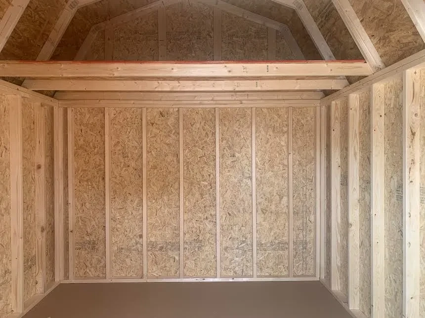 10 x 12 Lofted Barn with a 6' double door