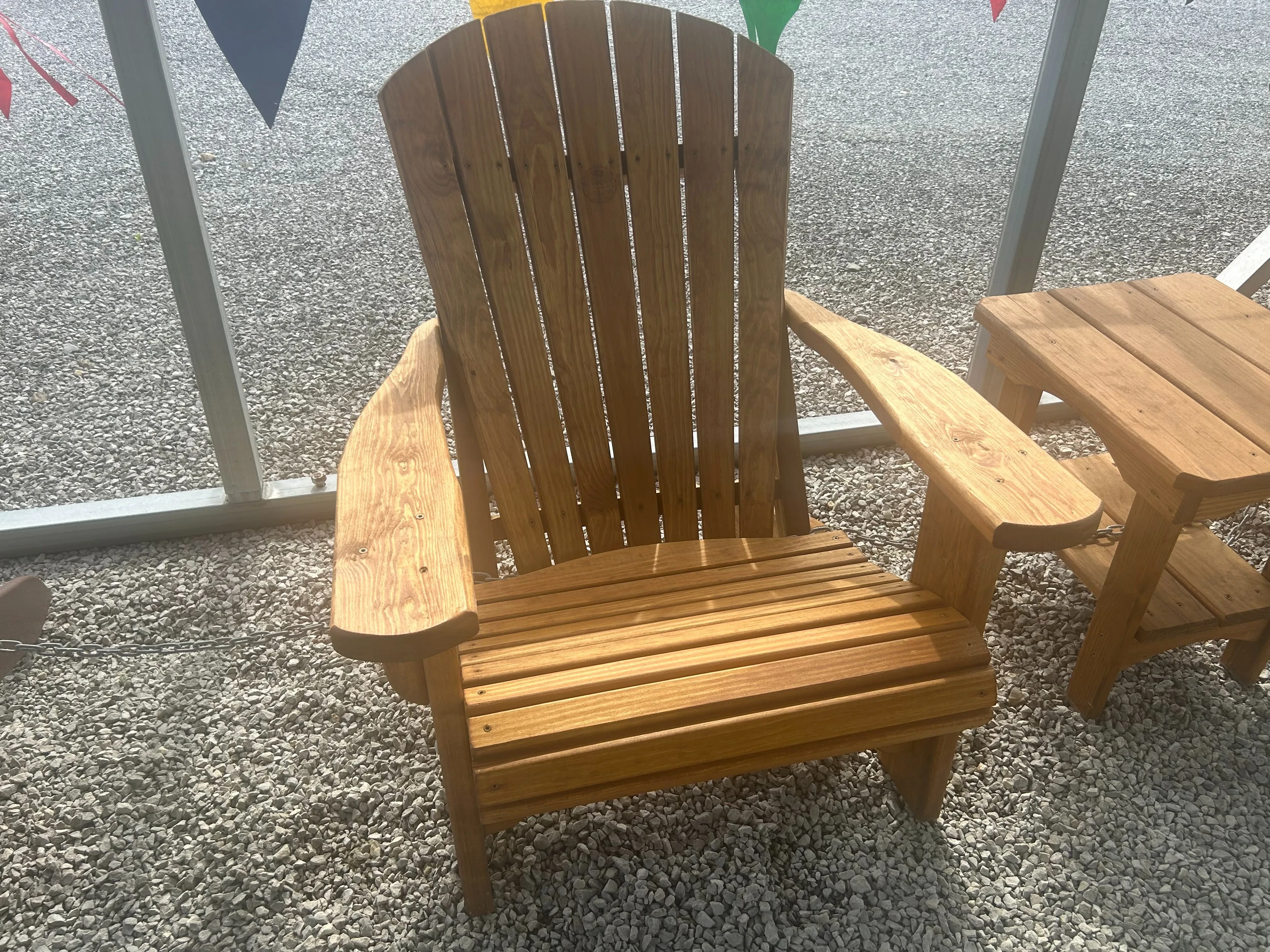 Adirondack chair in canyon brown