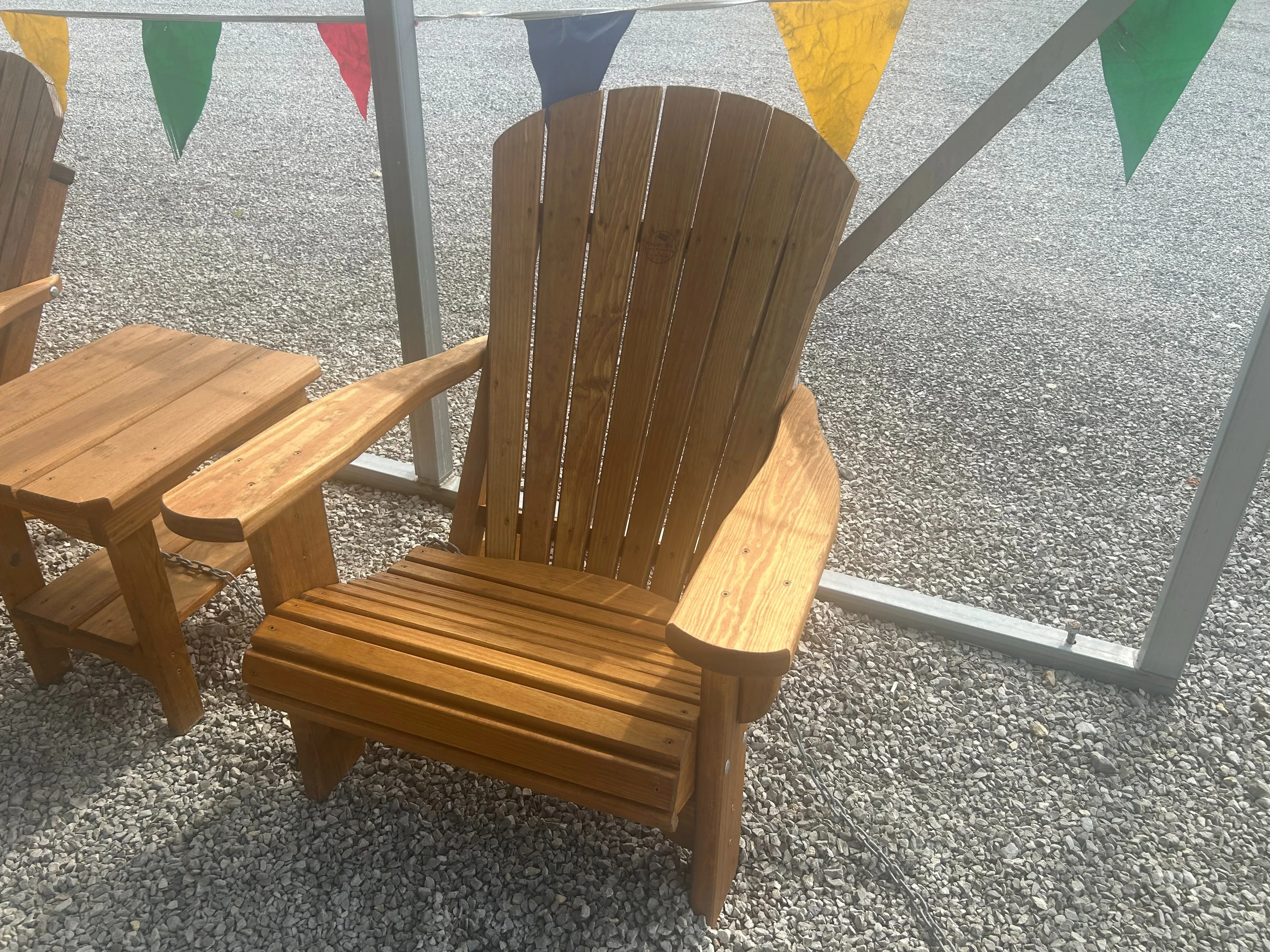 Adirondack chair in canyon brown