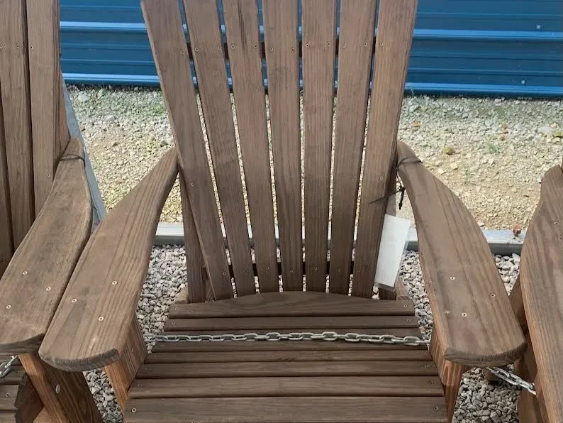 Wood adirondack chair