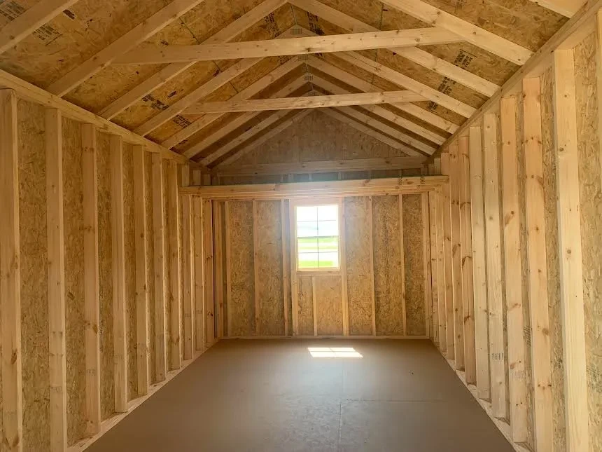 10 x 20 Ultra series with a window and a 4' loft