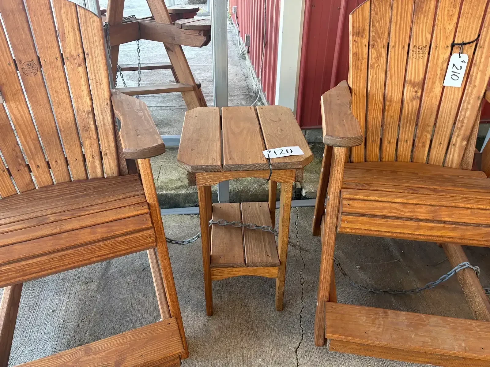 canyon brown stained & sealed