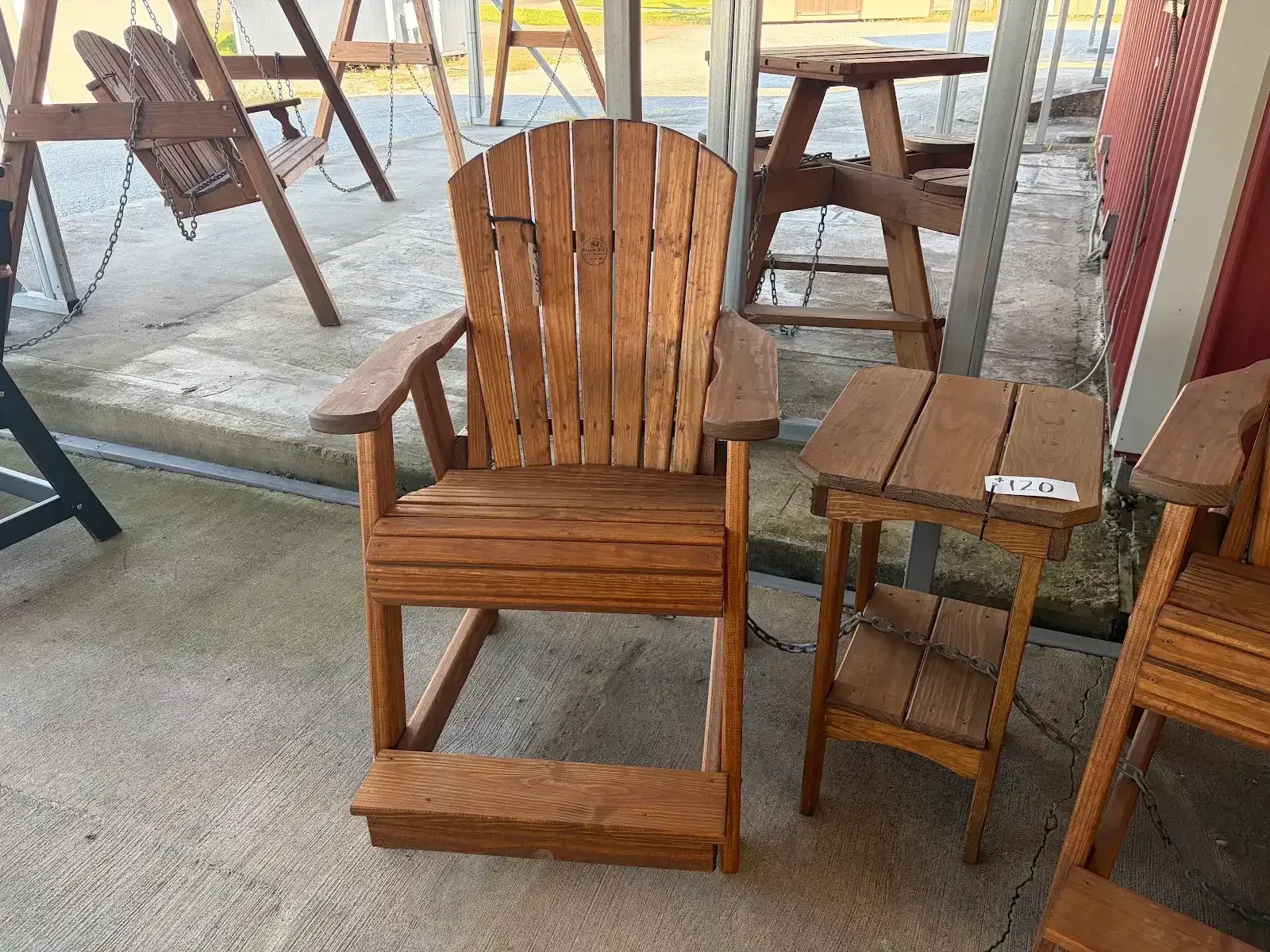 canyon brown stained & sealed