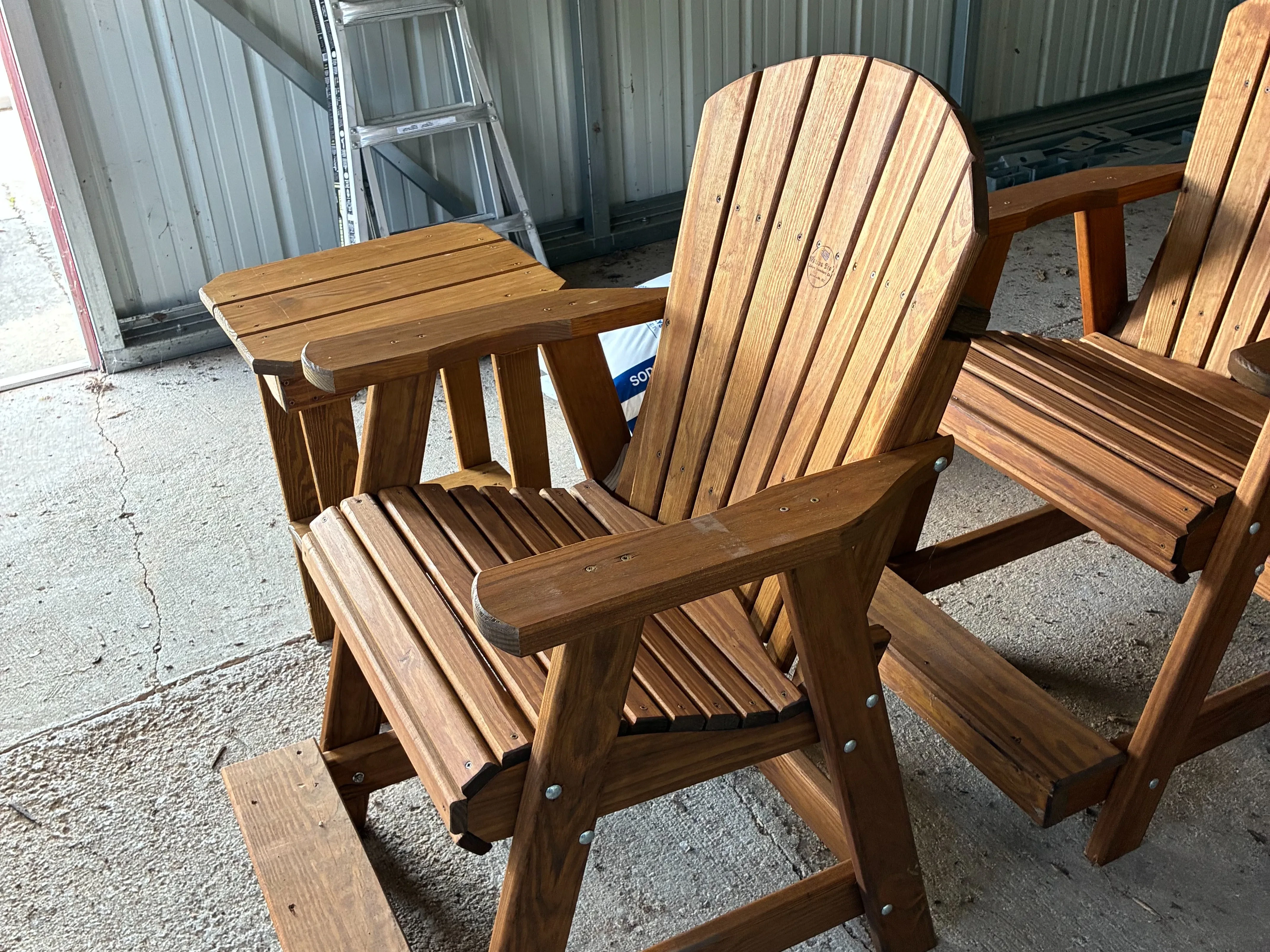 Wood Balcony Chair