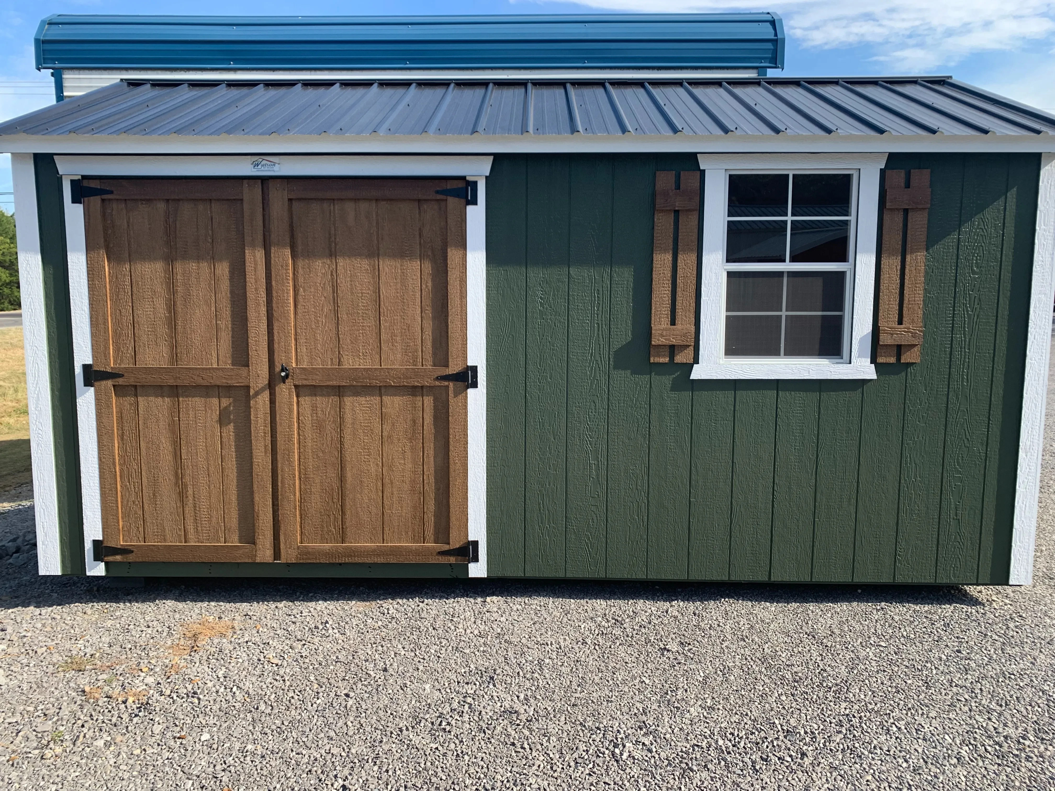 8x16 Classic wood shed