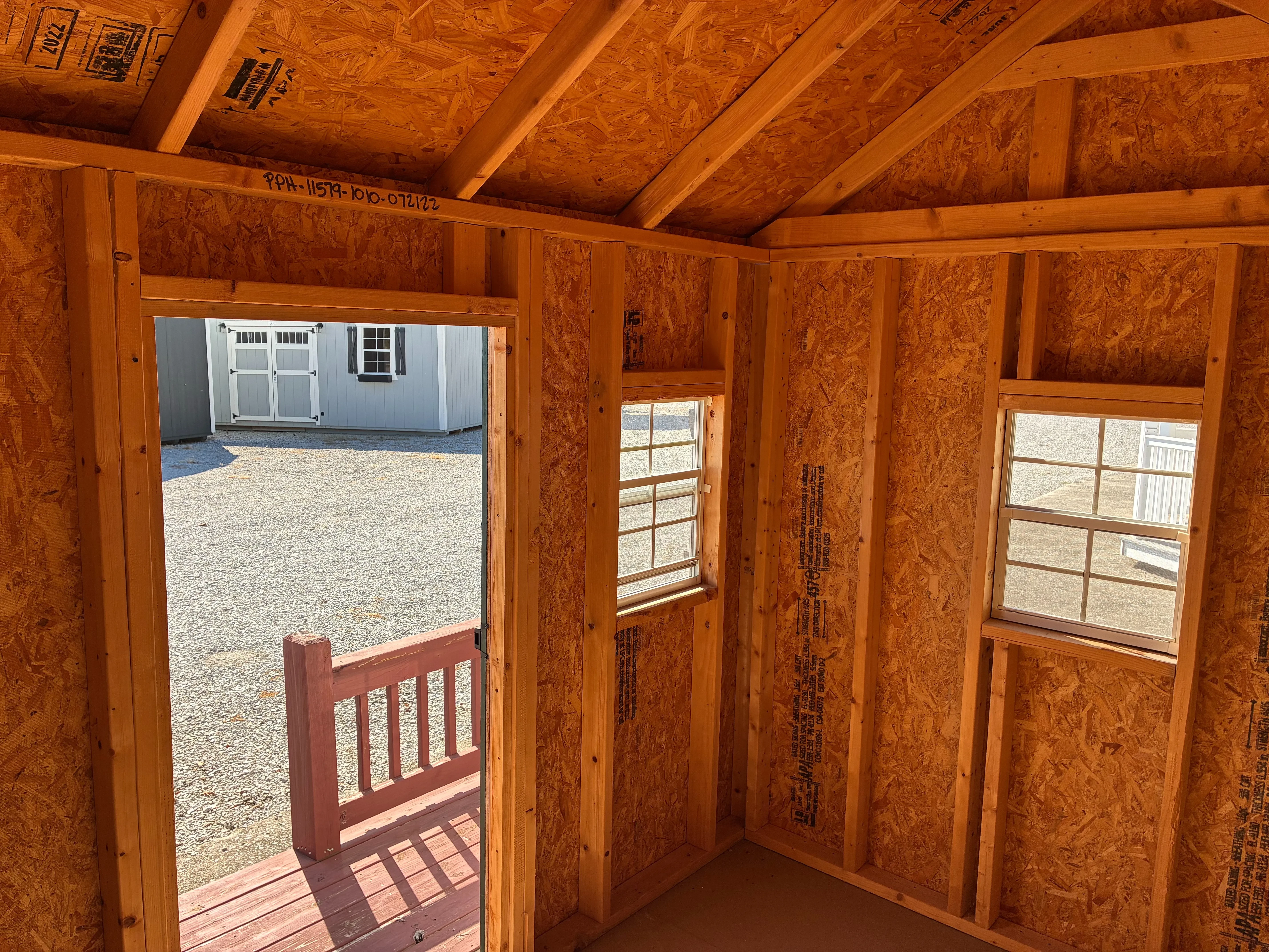Interior of a 10x10 Playhouse