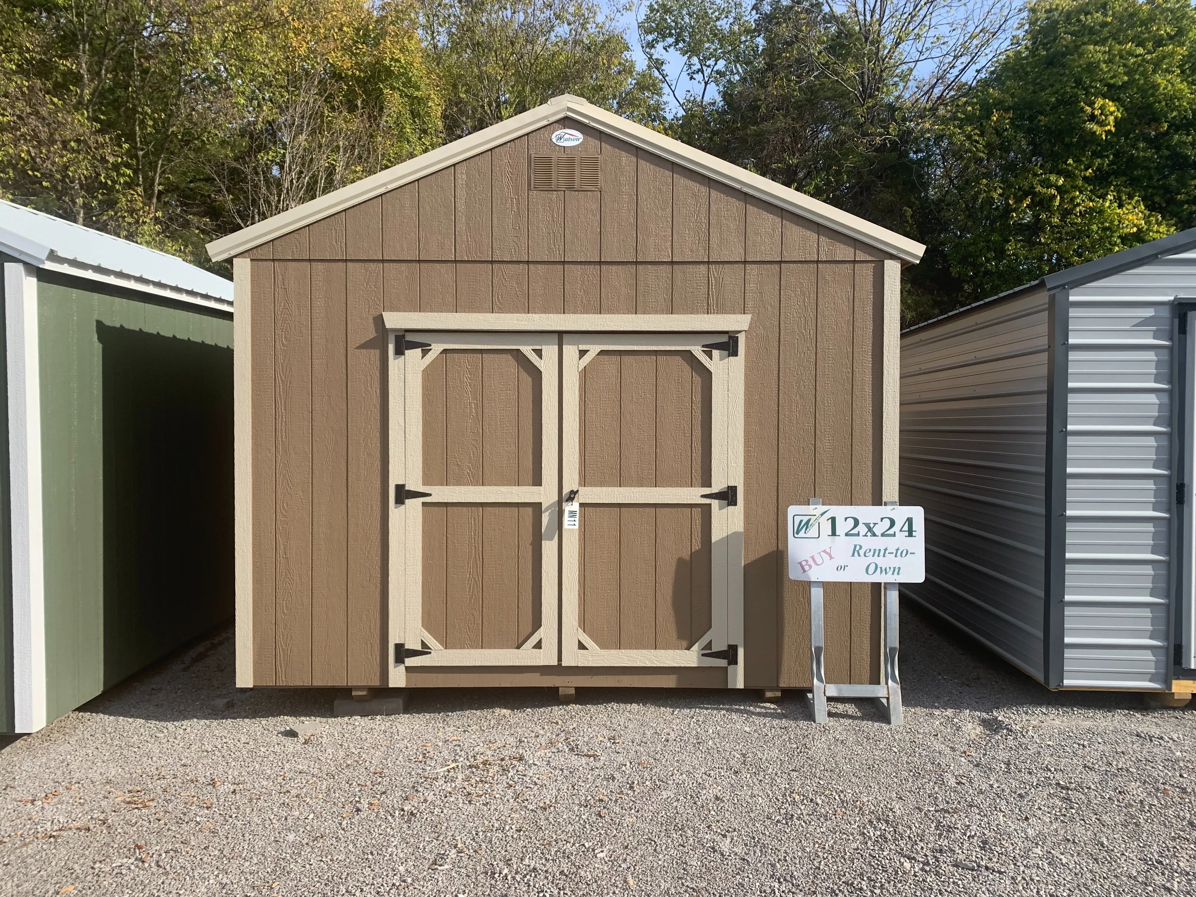 12x24 Classic utility shed.