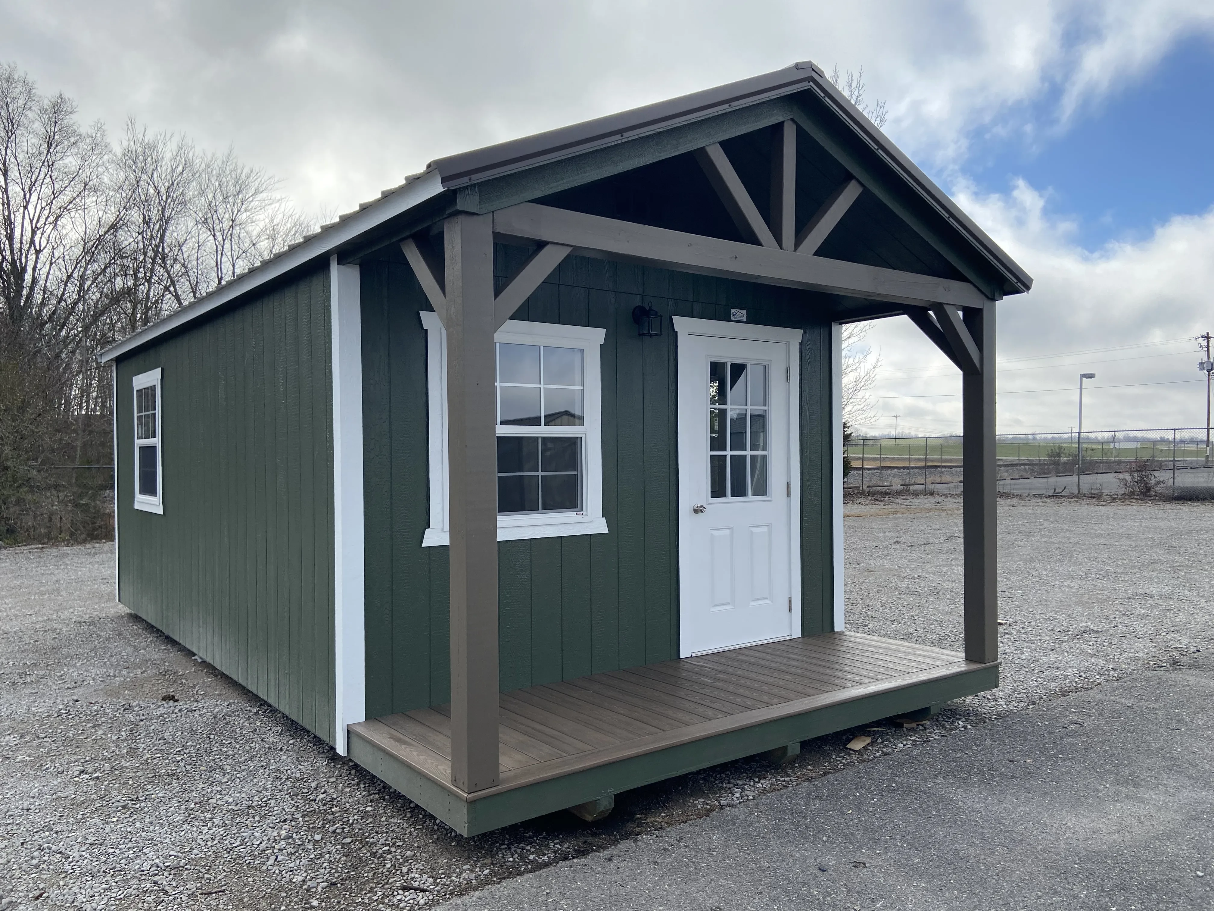Readymade cabin with porch
