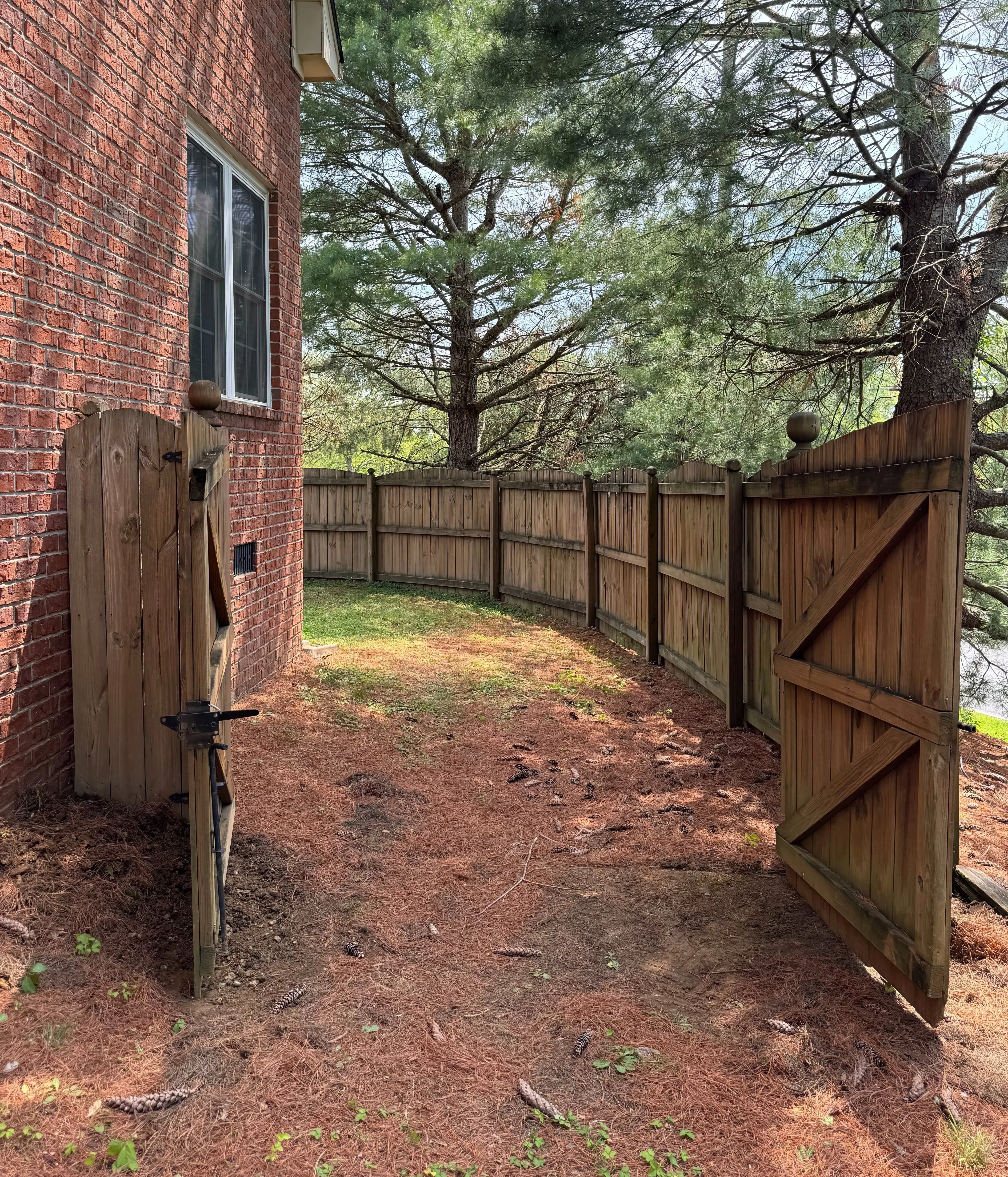 Tight gate that won't fit a shed through