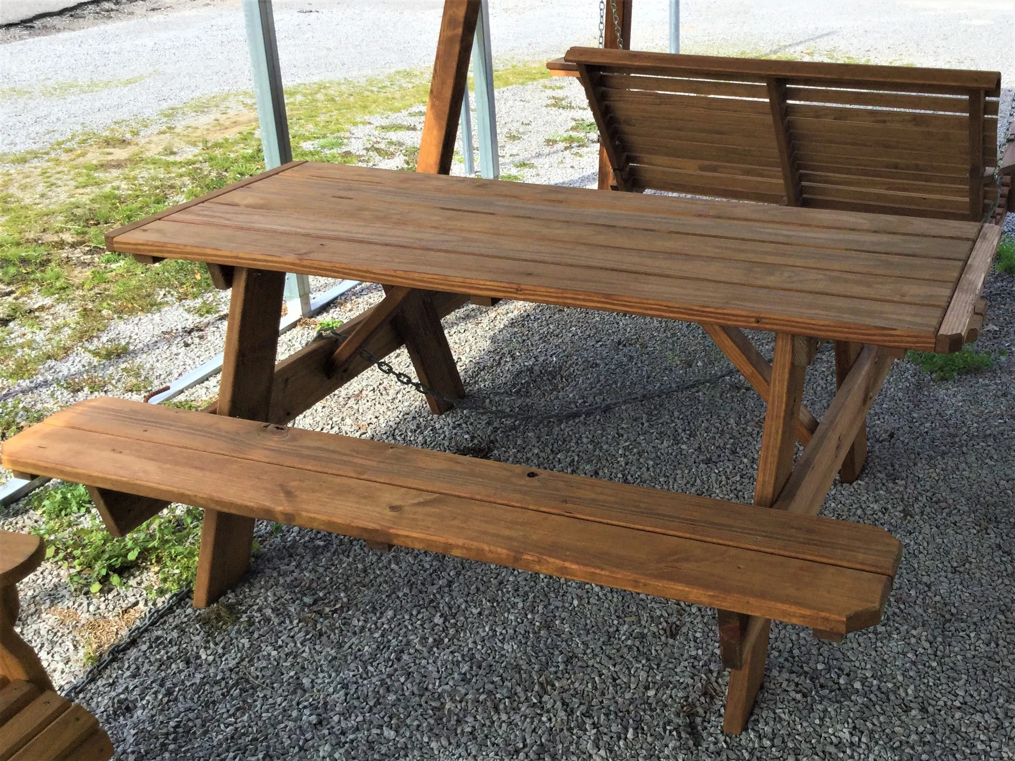 Wood 6' Picnic Table