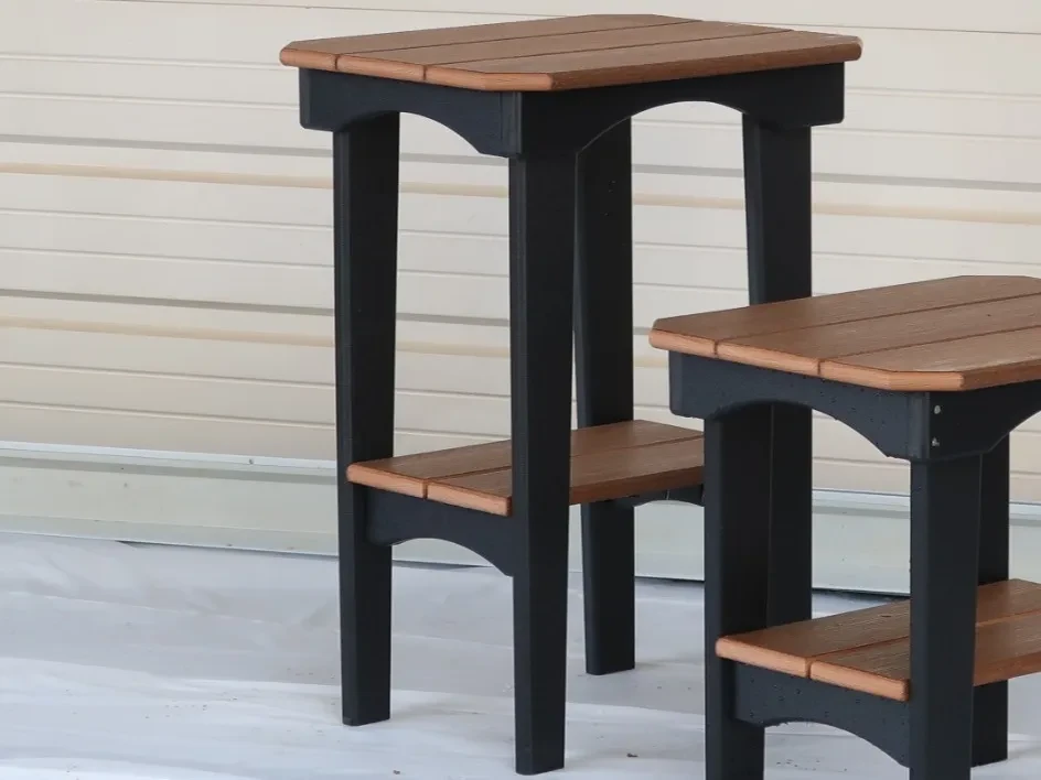 Polywood balcony end table