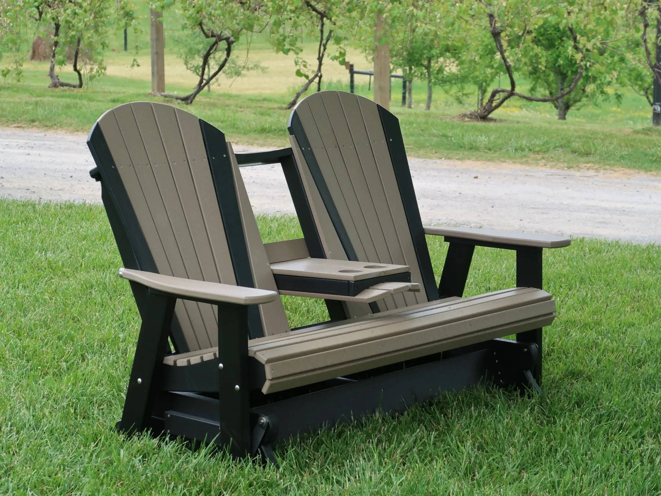 Polywood Flip Down Console Glider